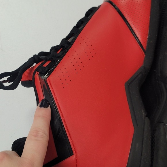 Adidas Mens Chunky Y2K T Mac 2 Restomod Rockets Sneakers Size 12 Red Basketball - Picture 9 of 14